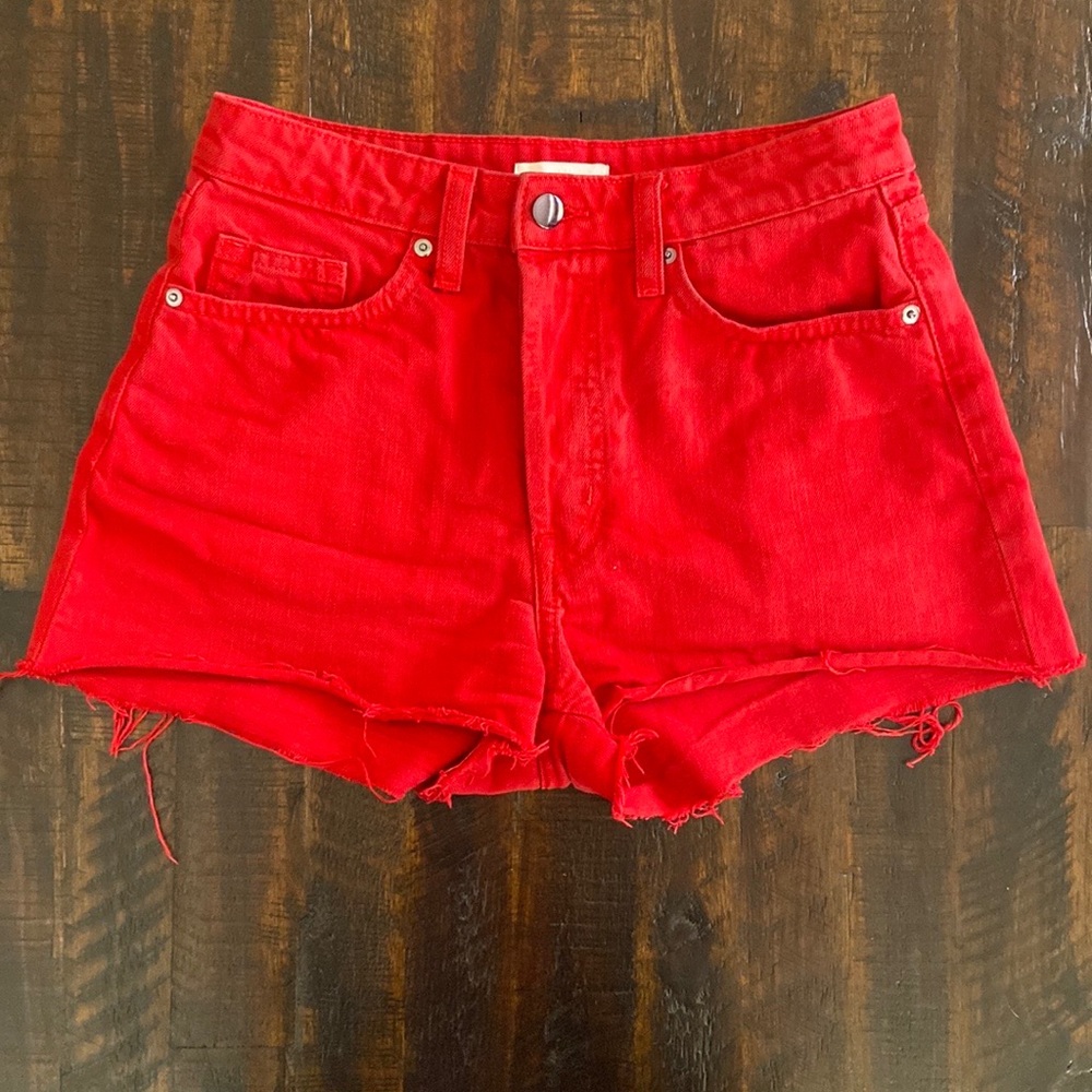 H&M Red Shorts